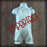 IMPERFECT Blank Girly Tie Top Bubble Romper